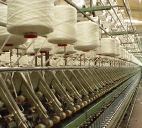 Produção industrial têxtil apresenta leve melhora