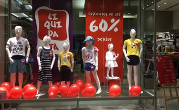 Roupas ajudam a conter inflação de janeiro